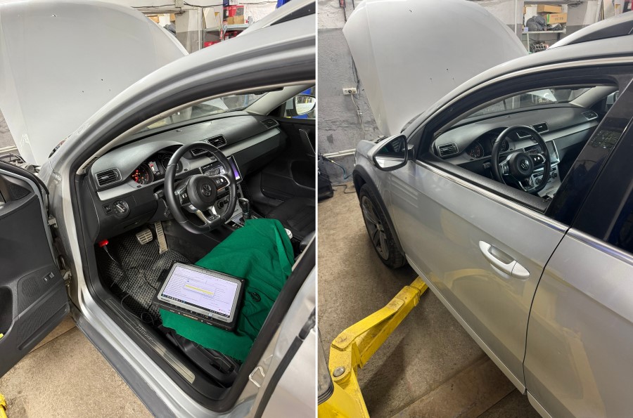 Фото ремонта DSG 6 DQ250 Volkswagen Passat Alltrack 2.0 TFSI