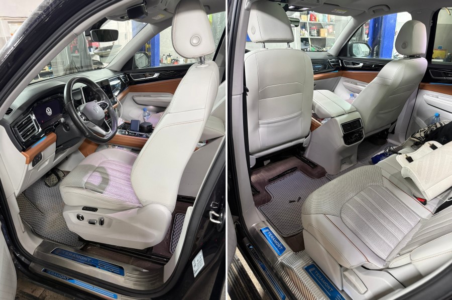 Фото ремонта водительского сиденья Volkswagen Teramont
